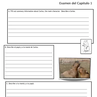 El capibara Teacher's Manual & Audiobook image #3